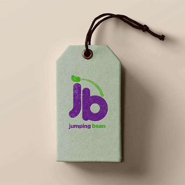 Jumping Bean Logo Design Allison Woad Designs