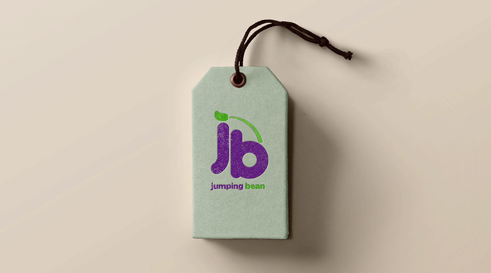 Jumping Bean Logo Design Allison Woad Designs